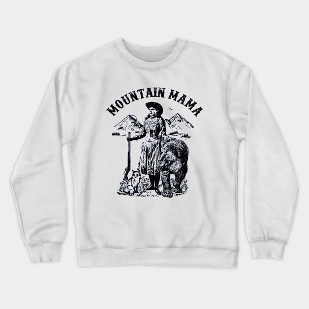 Mountain Mama Crewneck Sweatshirt by paintkiller617